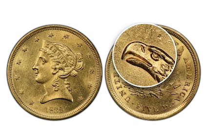 PCGS fija valores entre US$1.850 y US$3.150 en grados medios