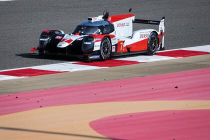 El Toyota TS050 híbrido al que el cordobés llevaron a la victoria en Bahréin (dos veces), Inglaterra y Bélgica, con 50% de efectividad en carreras.