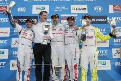 Pechito López se subió dos veces al podio en Bratislava