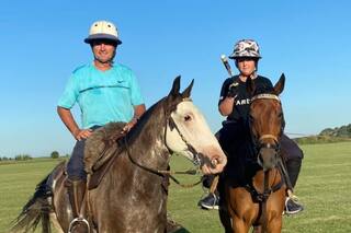 Pedrito Heguy volvió a subirse a un caballo a casi un año del tremendo accidente