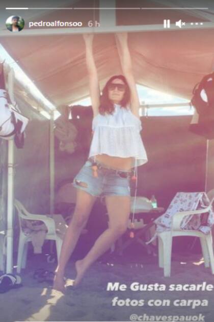 Pedro Alfonso compartió algunas historias de la romántica escapada que hizo con Paula Chaves