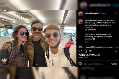 Pedro Alfonso compartió el recuerdo con Nacho de GH (Foto Instagram @pedroalfonsoo)