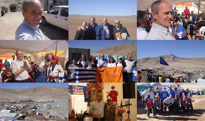 Pedro Algorta estuvo cuatro días en Chile