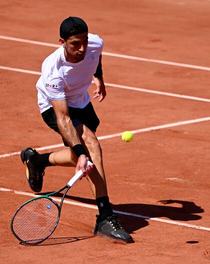 Pedro Cachin perdió en la segunda ronda de Roland Garros ante el croata Borna Coric
