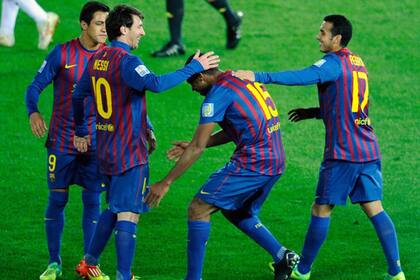Pedro, Messi y Alexis, los más bajos del Barcelona