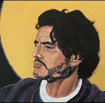 "Pedro persa", la obra más notable de la muestra inspirada por Pedro Pascal
