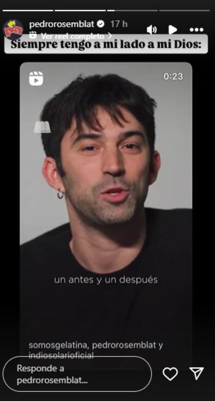 Pedro Rosemblat sobre la entrevista con el Indio: "Siempre tengo a mi lado a mi Dios"