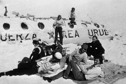 Pedro, sentado arriba del fuselaje del avión