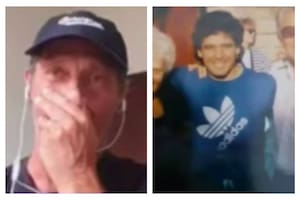 Troglio se quebró en vivo al ver una foto de Maradona con sus papás
