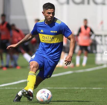 Pedro Velurtas, un jugador con alma de volante ofensivo que viene jugando en los últimos partidos de la Reserva de Boca como lateral derecho
