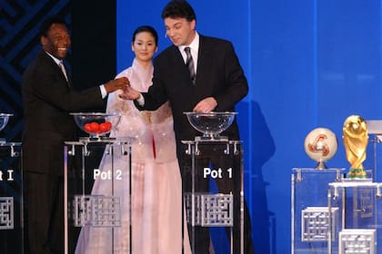 Pelé, en la ceremonia de Alemania 2006