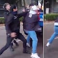 Detuvieron a un hombre por hacer maniobras peligrosas con el auto y atacó a golpes a los agentes