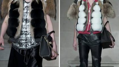 Pelo largo en el desfile Otoño - Invierno 2017, de Louis Vuitton