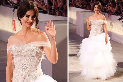 La segunda aparición de Penélope Cruz con su vestido de gala