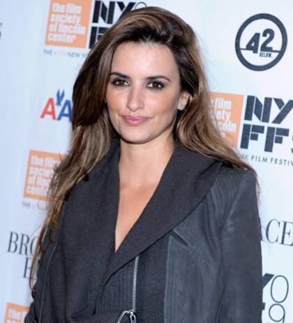 Penélope Cruz, en Nueva York durante la presentación de su último film Los abrazos rotos.