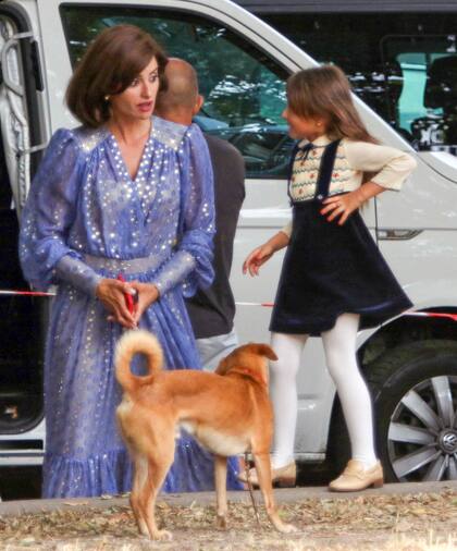 Penélope Cruz rodando "L'immensità" dirigida por Emanuele Crialese en Roma