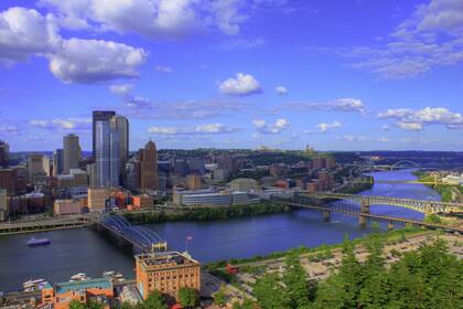 Imagen panorámica de Pittsburgh, Pensilvania (Flickr)