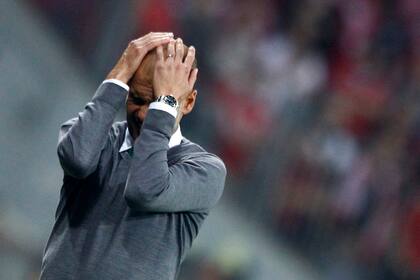 Pep vive cada partido con mucha pasión