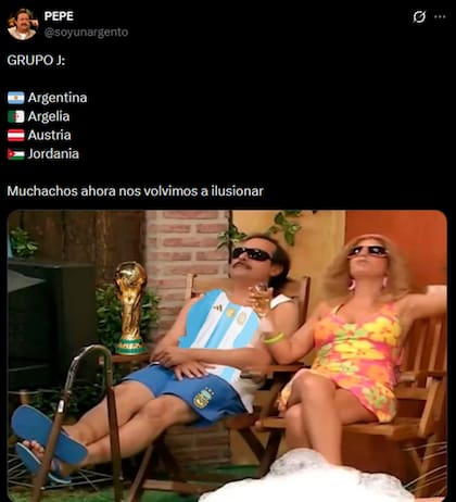 Pepe Argento, siempre presente en los memes futboleros