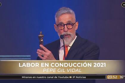 Pepe Gil Vidal, mejor labor en conducción 2021