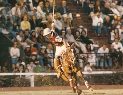 Pepe Heguy en La Cañita, su preferida