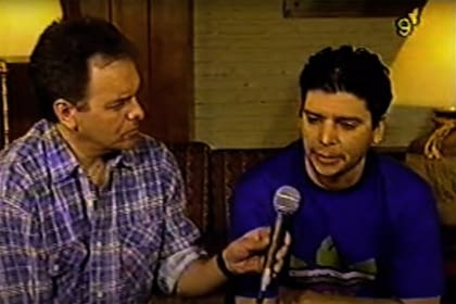 Pepe Monje fue el primero en interpretar a Maradona. Fue en 1994, en el programa Sin Condena, 1994