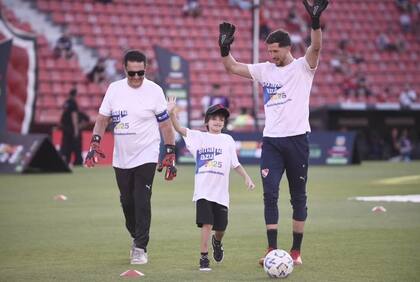 Pepe Santoro, Benicio y Rodrigo Rey