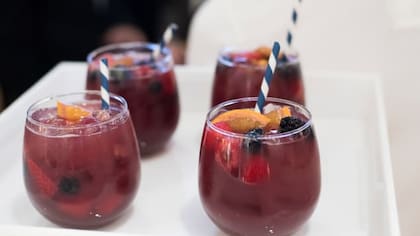 Pepino y sandía licuados.