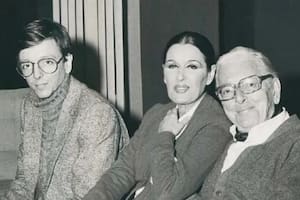 Pepito junto a Ana María Campoy y Pepe Cibrián, sus padres, dos históricos de la actuación