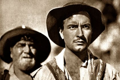 Pepito Petray y Ángel Magaña en Prisioneros de la tierra de Mario Soffici