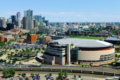 Pepsi Center, el estadio donde juega como local Denver Nuggets.