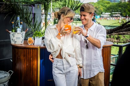 Peque Schwartzman y Euge de Martino, cómplices en la final.