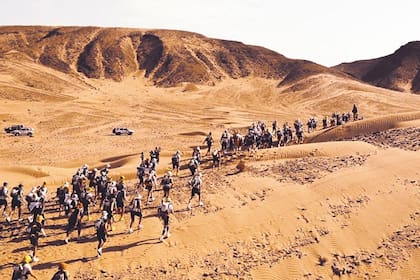 "Perdido en el desierto", el capítulo que narra la historia de Mauro Prosperi durante una carrera en el Sahara. 