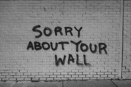 Perdón por lo de tu pared
