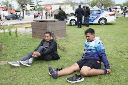 Peregrinación a pie a Luján, descanso en Moreno