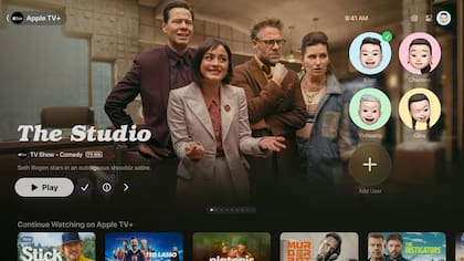 Perfiles en tvOS 26