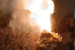 Pergamino: quisieron simular la erupción de un volcán para una feria de ciencias y explotó