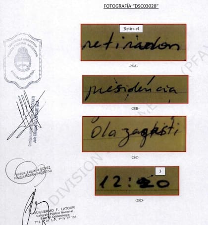 Pericia Cuadernos y numerales