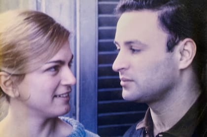 Perla Benveniste y Eduardo Rodríguez en su juventud