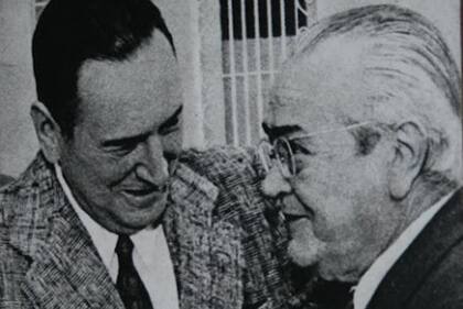 Perón y Balbín, reconciliados sobre el fin de sus vidas