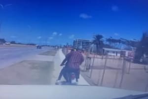 Persecución a dos ladrones en Montevideo tras el robo a una pareja de argentinos.