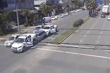 Persecución de película por la costa de Mar del Plata: cinco patrulleros lo siguieron durante seis kilómetros