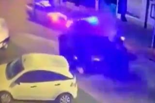 Robaron un comercio, tras una larga persecución volcaron y fueron arrestados