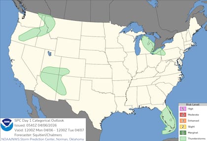 Persistencia de lluvias en Florida: el NWS advierte que el patrón de precipitaciones intensas se mantendrá durante varios días