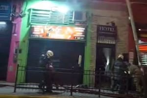 Se incendió un hotel en Constitución y evacuaron a 20 personas