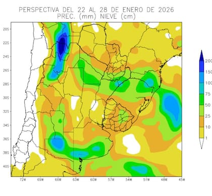 Perspectiva de precipitaciones