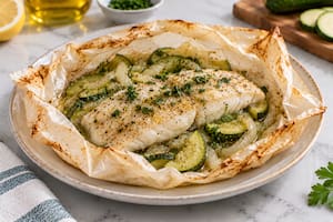 Pescado al papillote