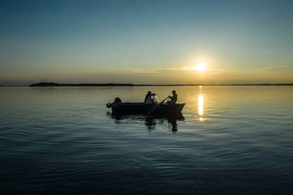 Pescadores furtivos en el río Amur