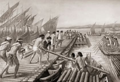 Pese a las recomendaciones, Jerjes preparó sus barcos para invadir Grecia