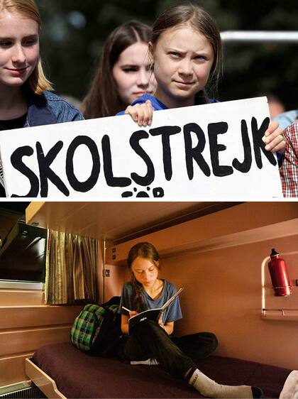 Pese a su agitada agenda, Greta busca sus tiempos para la lectura y tiene gustos similares a los de cualquier adolescente